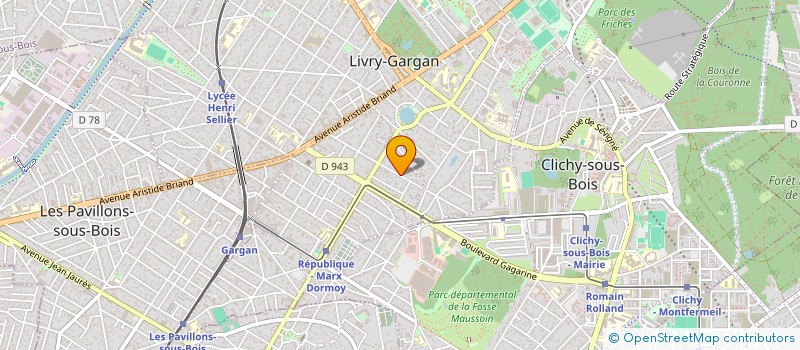 localisation de l'entreprise MONSIEUR DYLAN ZOTOFF  LIVRY-GARGAN