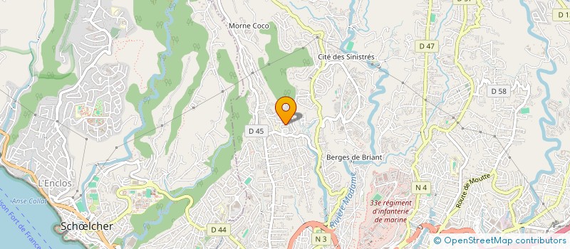 localisation de l'entreprise MONSIEUR DYLANN CLEDOR  FORT-DE-FRANCE