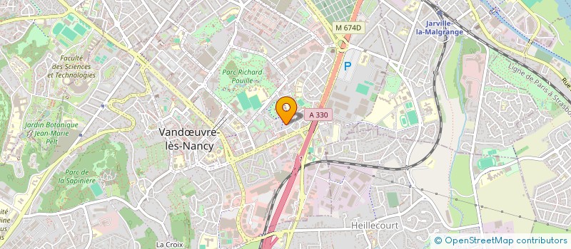 localisation de l'entreprise MONSIEUR DYLANN DRU  VANDUVRE-LES-NANCY