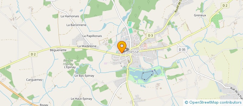 localisation de l'entreprise MONSIEUR DYLANN HERVY  PLESSE