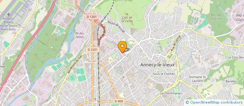 localisation de l'entreprise MONSIEUR DYLBER ABAZI à ANNECY
