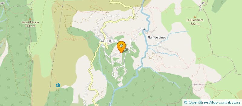 localisation de l'entreprise MONSIEUR DYLLAN VOLPINI  COARAZE