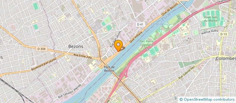 localisation de l'entreprise MONSIEUR EAMON MOLONEY  BEZONS