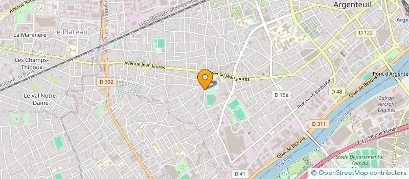 localisation de l'entreprise MONSIEUR EARVIN NJOMO  ARGENTEUIL