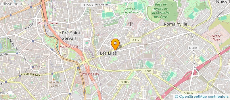 localisation de l'entreprise MONSIEUR EAV TREM à LES LILAS