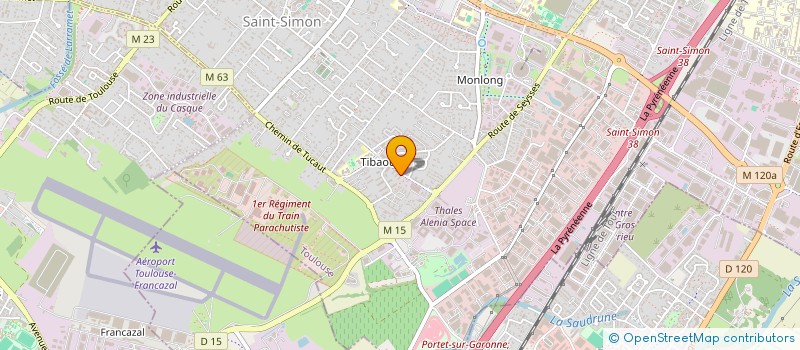 localisation de l'entreprise MONSIEUR EBABY OUMAR  TOULOUSE