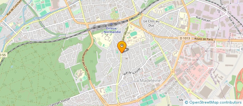 localisation de l'entreprise MONSIEUR EBDERRAOUF AZZIANI  EVREUX