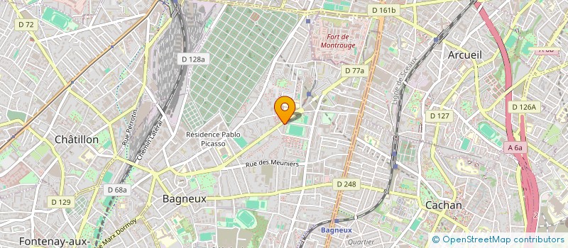 localisation de l'entreprise MONSIEUR EBENEZER NGAMBY  BAGNEUX