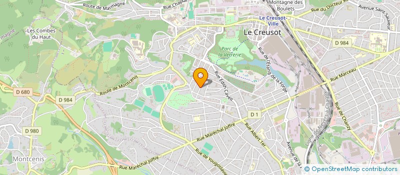 localisation de l'entreprise MONSIEUR EBENEZER NJOH NJOH PRISO à LE CREUSOT