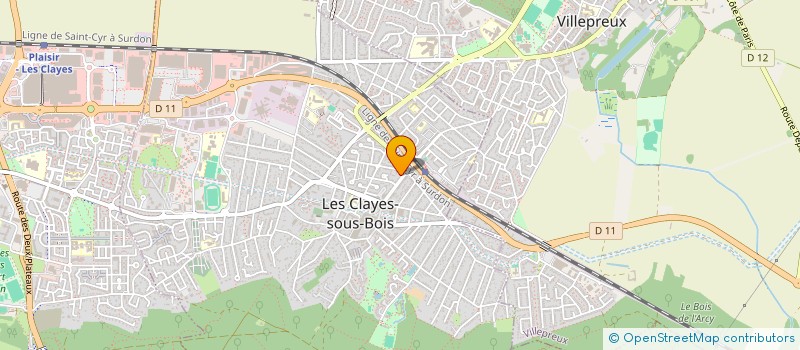 localisation de l'entreprise MONSIEUR EBENEZER TANKEU  LES CLAYES-SOUS-BOIS