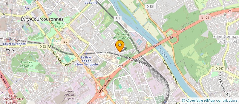 localisation de l'entreprise MONSIEUR EBRA JEHAD à EVRY-COURCOURONNES