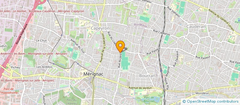 localisation de l'entreprise MONSIEUR EBRAHEM FATNI AL FATNI  MERIGNAC