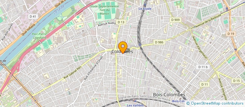 localisation de l'entreprise MONSIEUR EBRAHIM ABDISHU à COLOMBES
