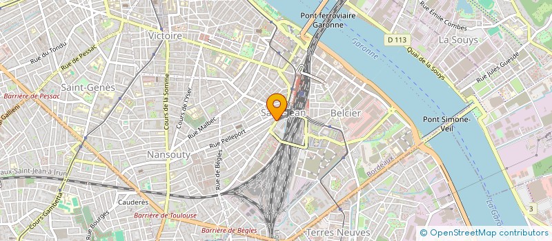 localisation de l'entreprise MONSIEUR EBRAHIM AHMADI  BORDEAUX