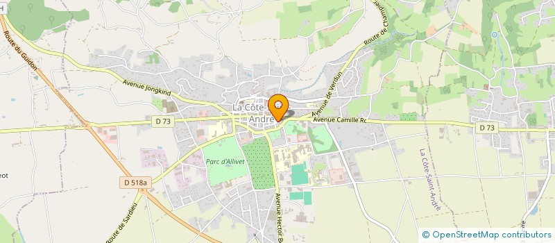 localisation de l'entreprise MONSIEUR EBRAHIM ELBAYOUMI  LA COTE-SAINT-ANDRE