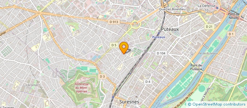 localisation de l'entreprise MONSIEUR EBRAHIM EMAD à SURESNES