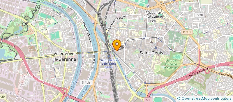 localisation de l'entreprise MONSIEUR EBRIMA KRISAY TOURAY  SAINT-DENIS