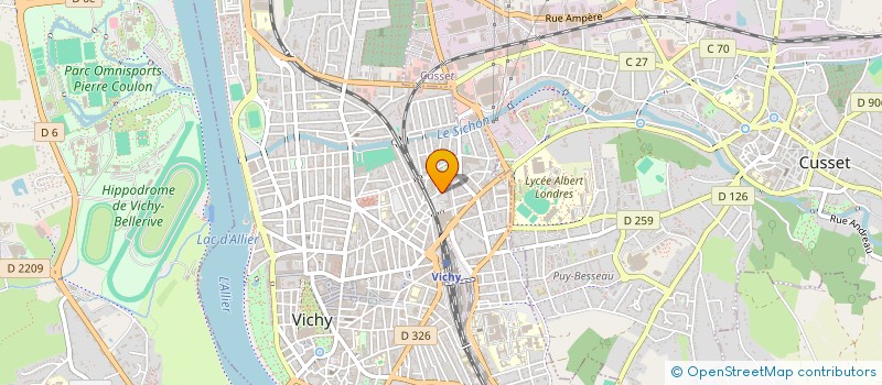 localisation de l'entreprise MONSIEUR ECEVIT KILINC à VICHY