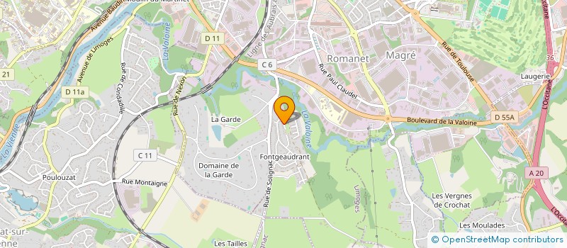 localisation de l'entreprise MONSIEUR ECEVIT PALA à LIMOGES