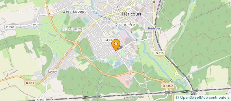 localisation de l'entreprise MONSIEUR ECH-CHERKI EL AMRI  HERICOURT