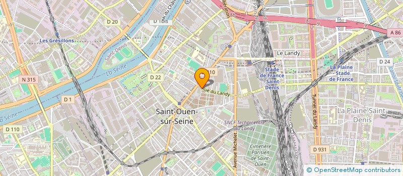 localisation de l'entreprise MONSIEUR ECHAMI ADAM à SAINT-OUEN-SUR-SEINE
