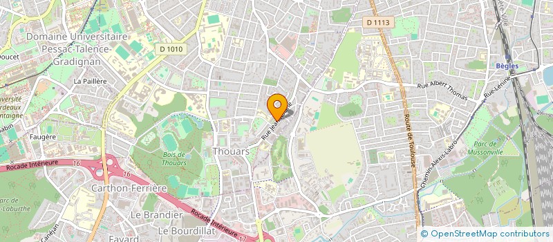 localisation de l'entreprise MONSIEUR EDDIE ABDELLAOUI  TALENCE