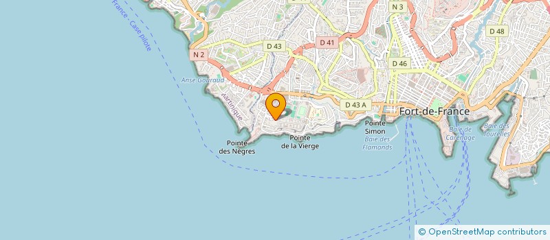 localisation de l'entreprise MONSIEUR EDDIE ALEX FERRATY à FORT-DE-FRANCE