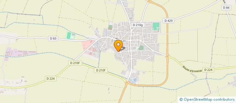 localisation de l'entreprise MONSIEUR EDDIE ALEXANDRE  ENNEZAT