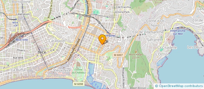 localisation de l'entreprise MONSIEUR EDDIE BICHOT à NICE