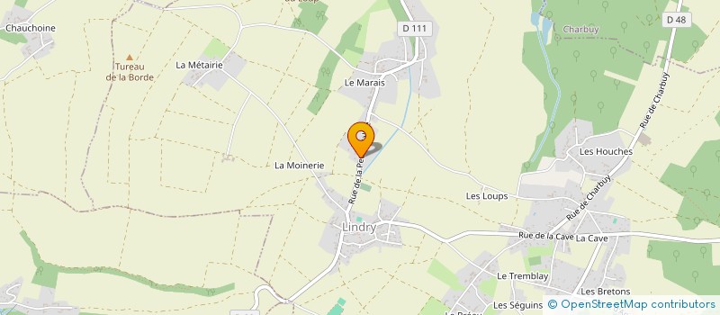 localisation de l'entreprise MONSIEUR EDDIE BOUCHERAT  LINDRY