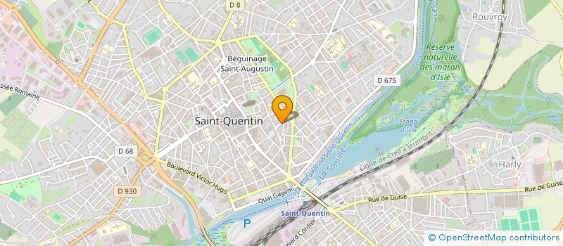 localisation de l'entreprise MONSIEUR EDDIE BOUKOUM à SAINT-QUENTIN