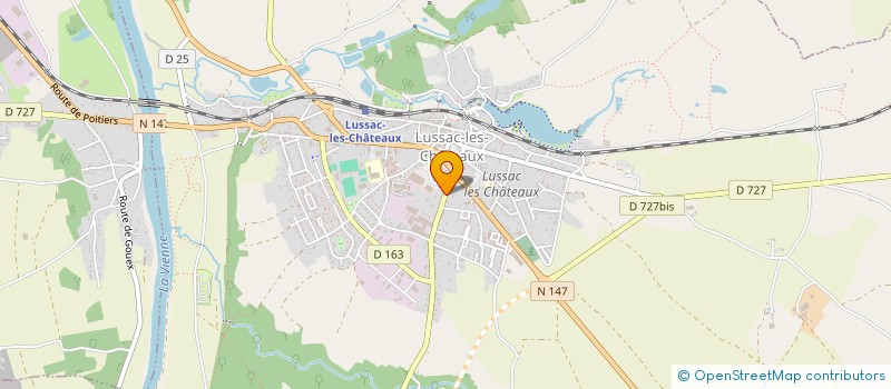 localisation de l'entreprise MONSIEUR EDDIE CARDOT à LUSSAC-LES-CHATEAUX