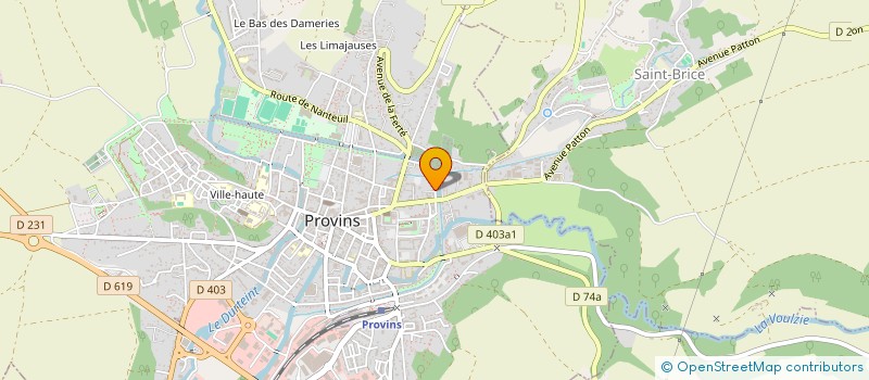 localisation de l'entreprise MONSIEUR EDDIE COLOMBOT  PROVINS