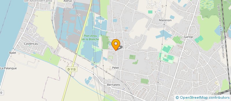 localisation de l'entreprise MONSIEUR EDDIE COUGET  AMBARES-ET-LAGRAVE