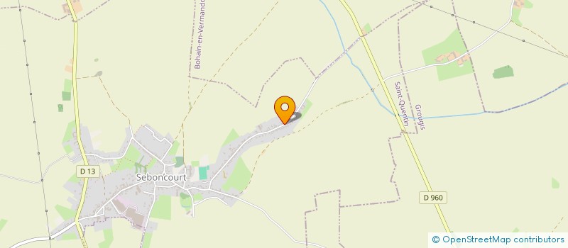 localisation de l'entreprise MONSIEUR EDDIE DELATTRE  BOHAIN-EN-VERMANDOIS