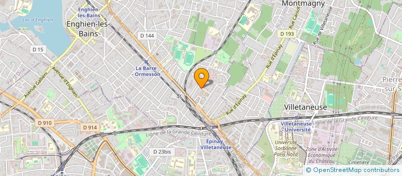 localisation de l'entreprise MONSIEUR EDDIE DIARRA  DEUIL-LA-BARRE