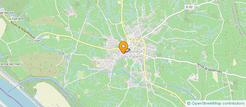 localisation de l'entreprise MONSIEUR EDDIE FERAUD  CHATEAUNEUF-DU-PAPE