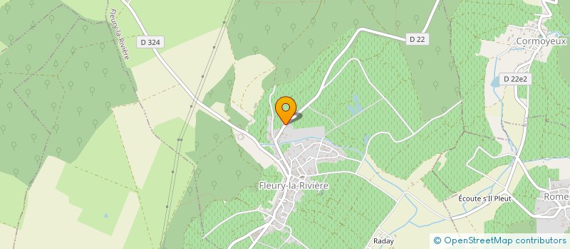 localisation de l'entreprise MONSIEUR EDDIE GABRIEL  FLEURY-LA-RIVIERE