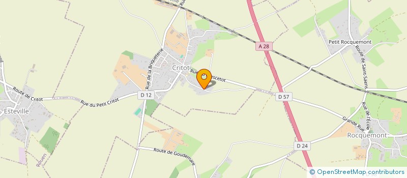 localisation de l'entreprise MONSIEUR EDDIE HAUTECOEUR  CRITOT