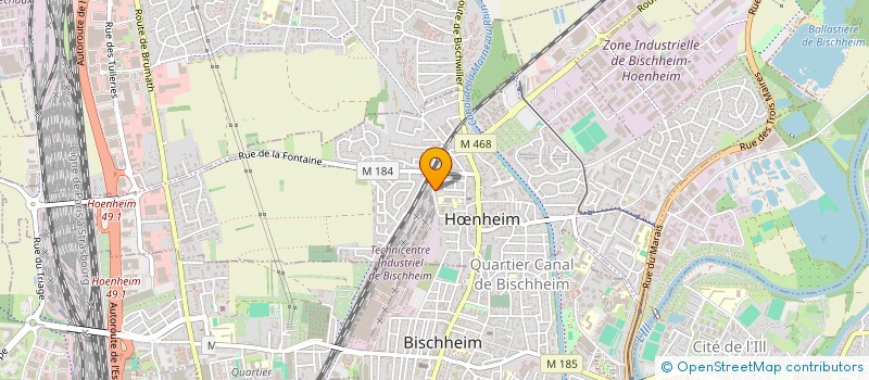 localisation de l'entreprise MONSIEUR EDDIE KLINGLER  STRASBOURG