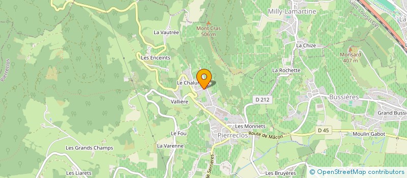 localisation de l'entreprise MONSIEUR EDDIE LACHAUX à PIERRECLOS