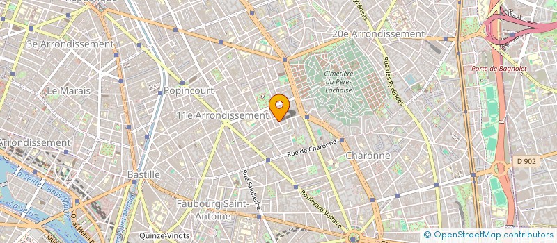 localisation de l'entreprise MONSIEUR EDDIE LARUFFA  PARIS