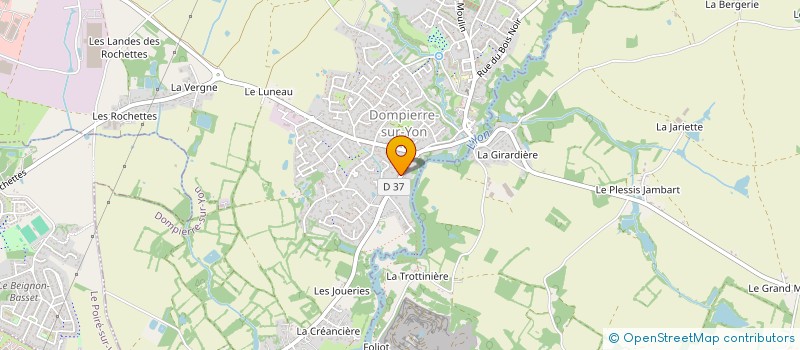 localisation de l'entreprise MONSIEUR EDDIE LITTRE  DOMPIERRE-SUR-YON