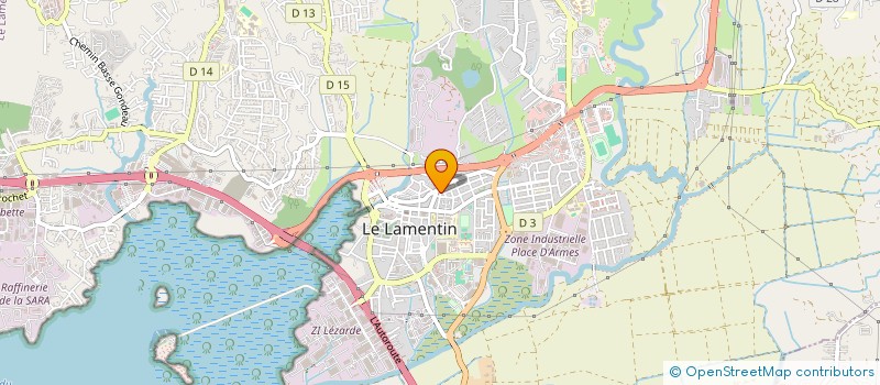 localisation de l'entreprise MONSIEUR EDDIE MARCELIN  LE LAMENTIN