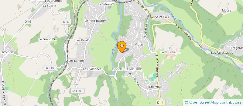 localisation de l'entreprise MONSIEUR EDDIE MARTIN  BOSMIE-L'AIGUILLE