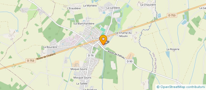 localisation de l'entreprise MONSIEUR EDDIE MAUGENDRE  FROIDFOND