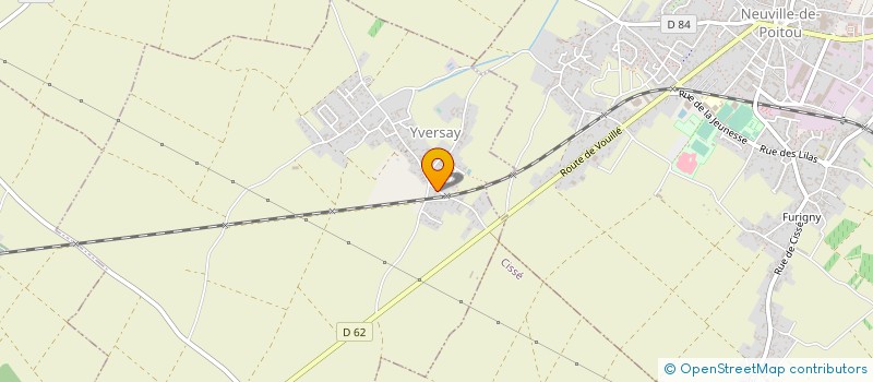 localisation de l'entreprise MONSIEUR EDDIE MERIGEAULT  YVERSAY