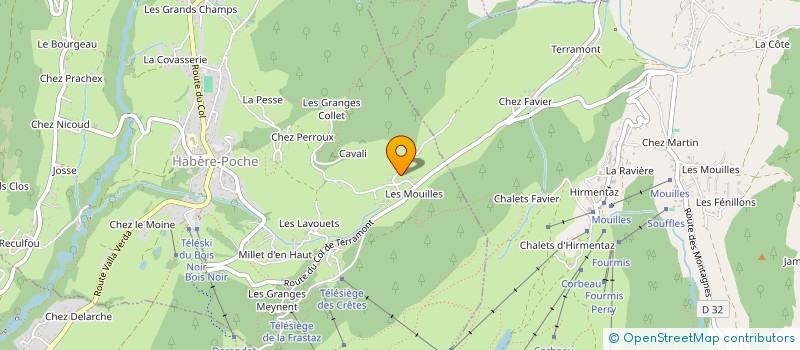 localisation de l'entreprise MONSIEUR EDDIE MEYNET  HABERE-POCHE