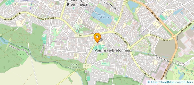 localisation de l'entreprise MONSIEUR EDDIE MOUNISSAMY  VOISINS-LE-BRETONNEUX