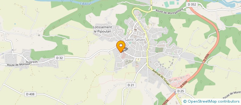 localisation de l'entreprise MONSIEUR EDDIE MROZEK  SAINT-SEVER